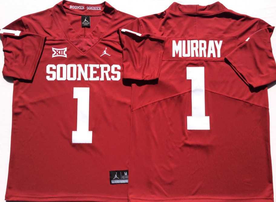 Oklahoma Sooners 1 Kyler Murray Red College Football Jersey,We sell and wholesale Oklahoma Sooners 1 Kyler Murray Red College Football Jersey on line form chian!